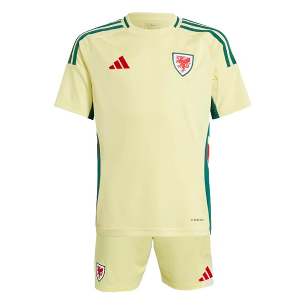 Tailandia Camiseta Gales Replica Segunda Ropa Niño 2024